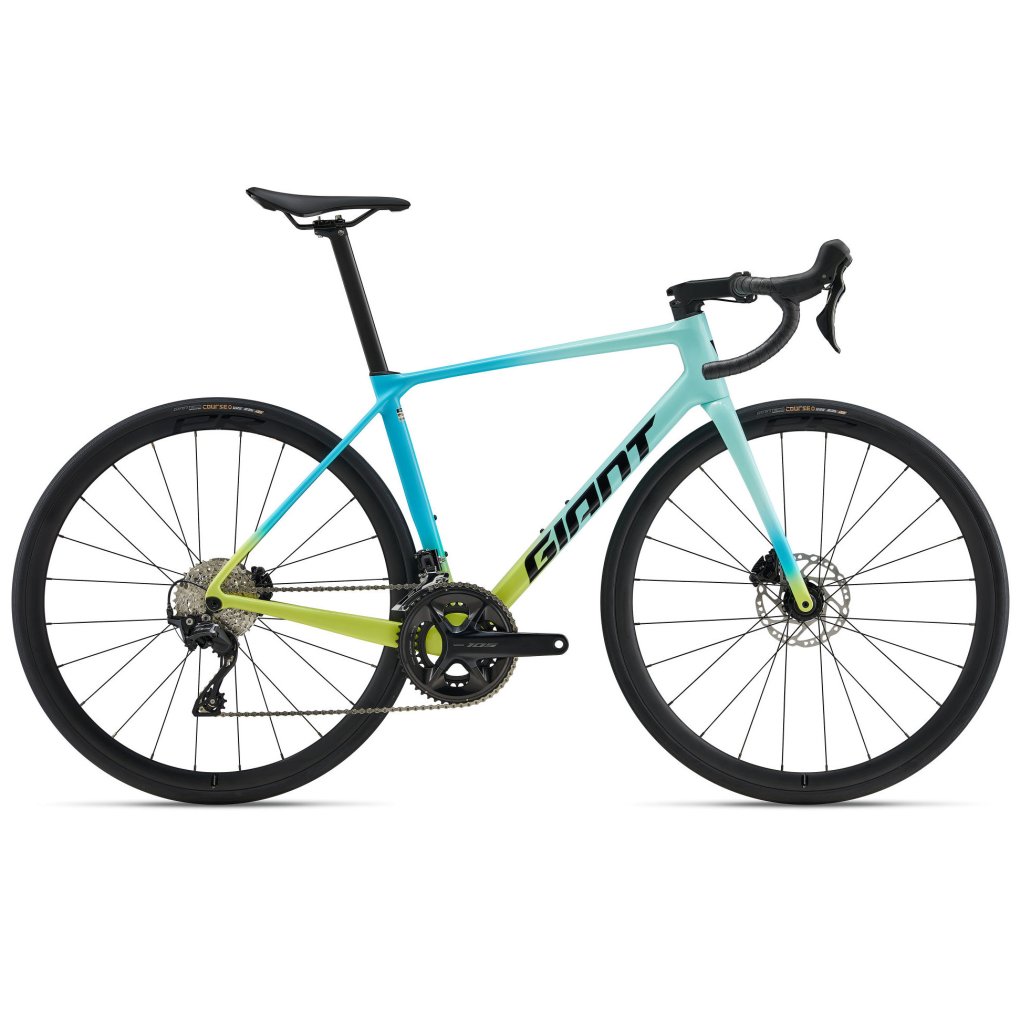 giant tcr advanced2 Mサイズフレーム Giant TCR ADVANCED 2 - Carbon Racefiets - 2026 - Capri Blue | BIKE24