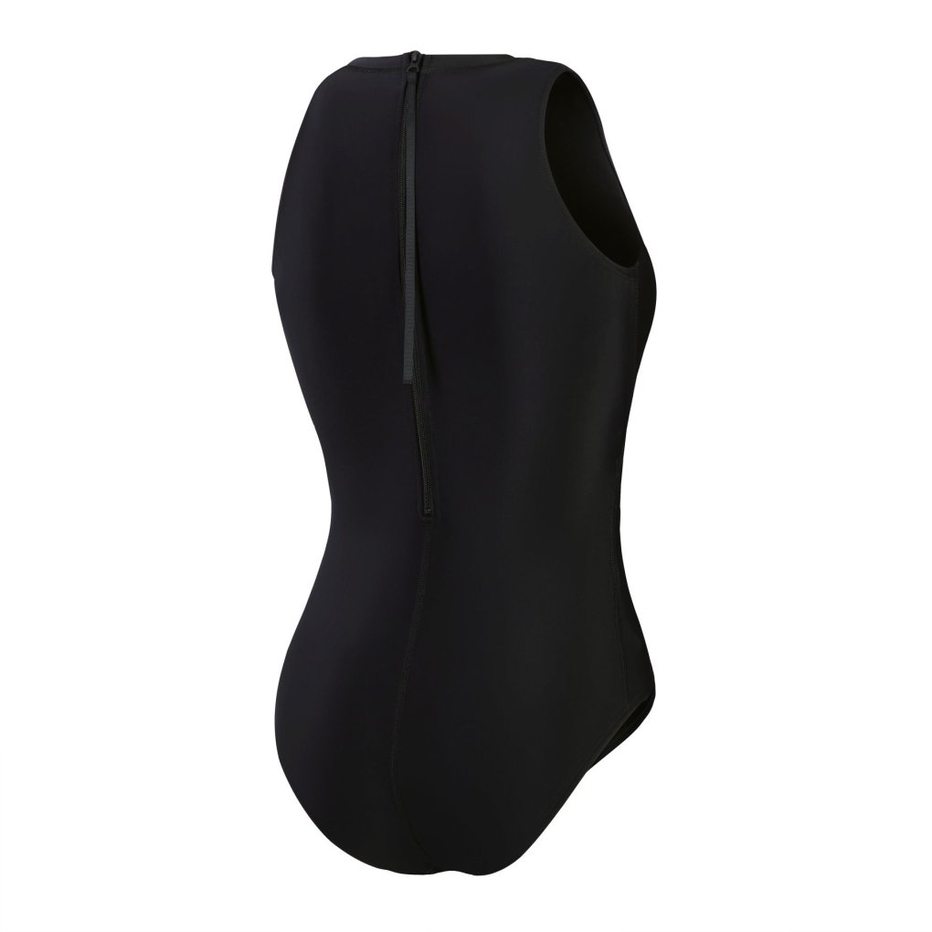 Costume Intero Speedo Maniche Lunghe Con Zip - Nero/Grigio Per Avventure