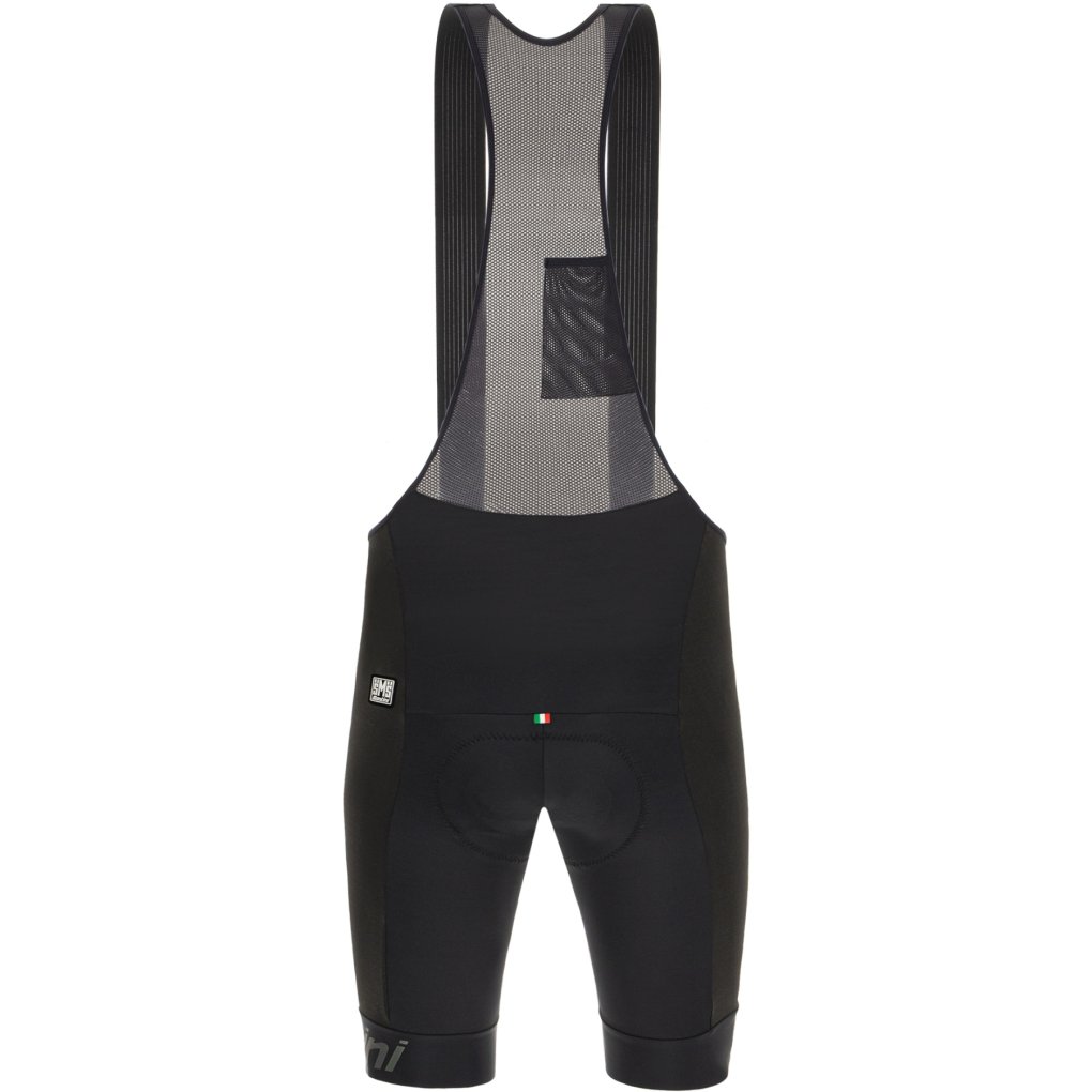 Santini IMPACTブラック ビブタイツ XXL santini-impact-bibshorts-