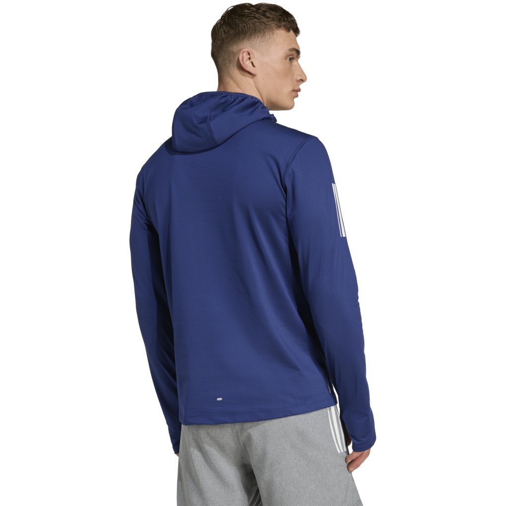 adidas Own The Run Winterized Zip Hoodie Men dark blue JW9656