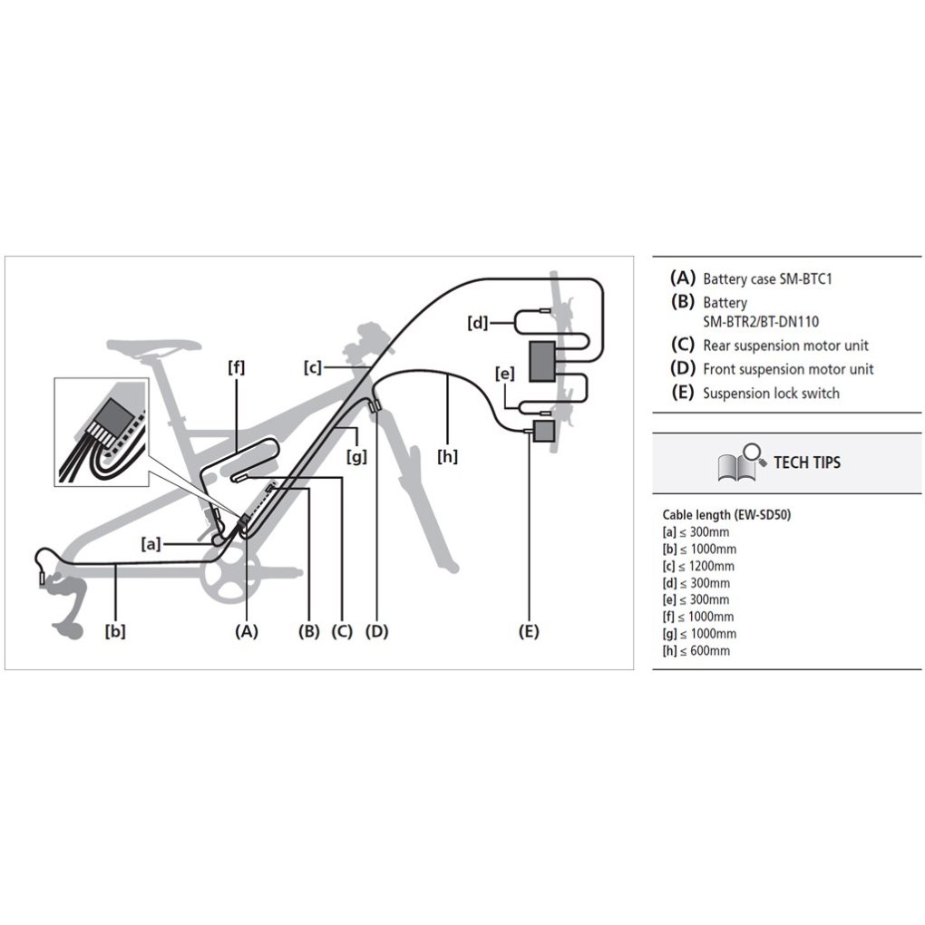 Shimano Di2 BT-DN110-A Battery Pack - 500 mAh | BIKE24