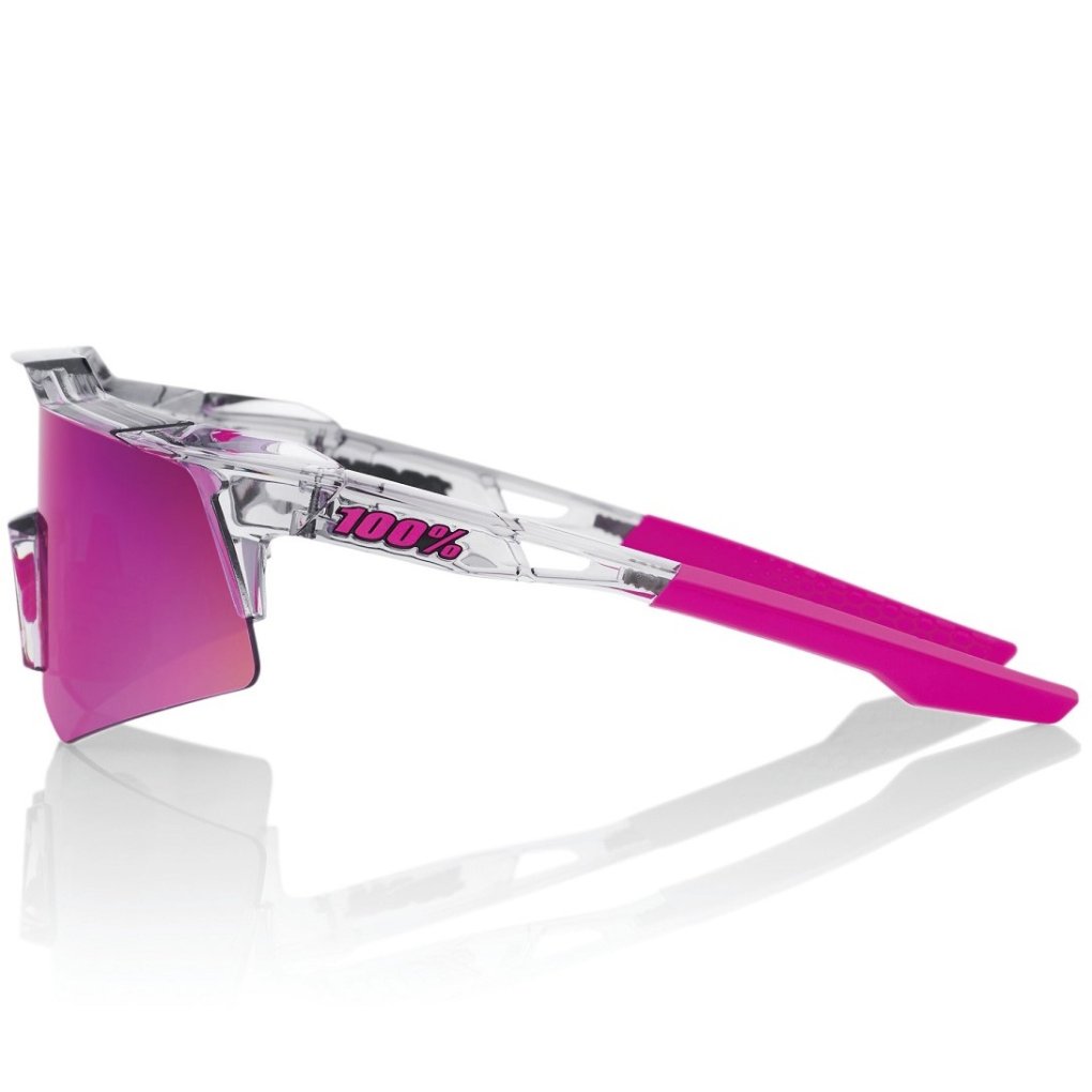 100% Speedcraft XS Glasses - Toyoko - HiPER Vital Pink Mirror