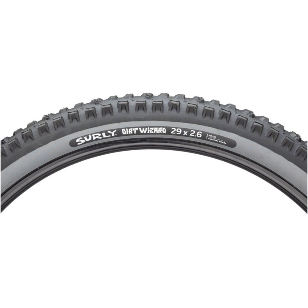 Surly Dirt Wizard Folding Tire - 60 TPI - 27.5x3.0 Inches | black