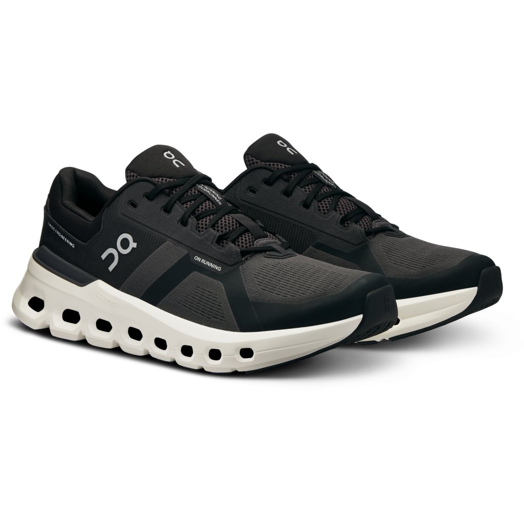 On Cloudrunner Men's Running Shoes Wide Eclipse Black