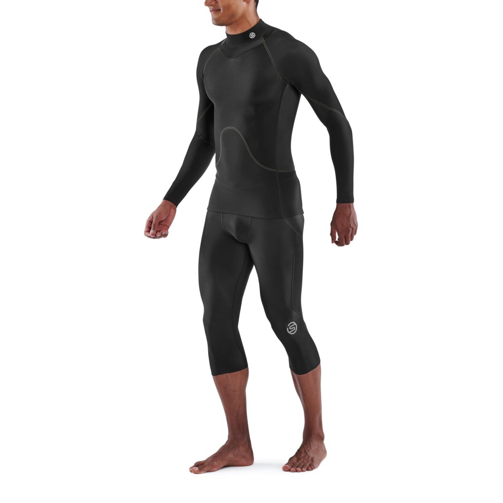 SKINS 3-Series Thermal Long Sleeve Top Men - Black | BIKE24