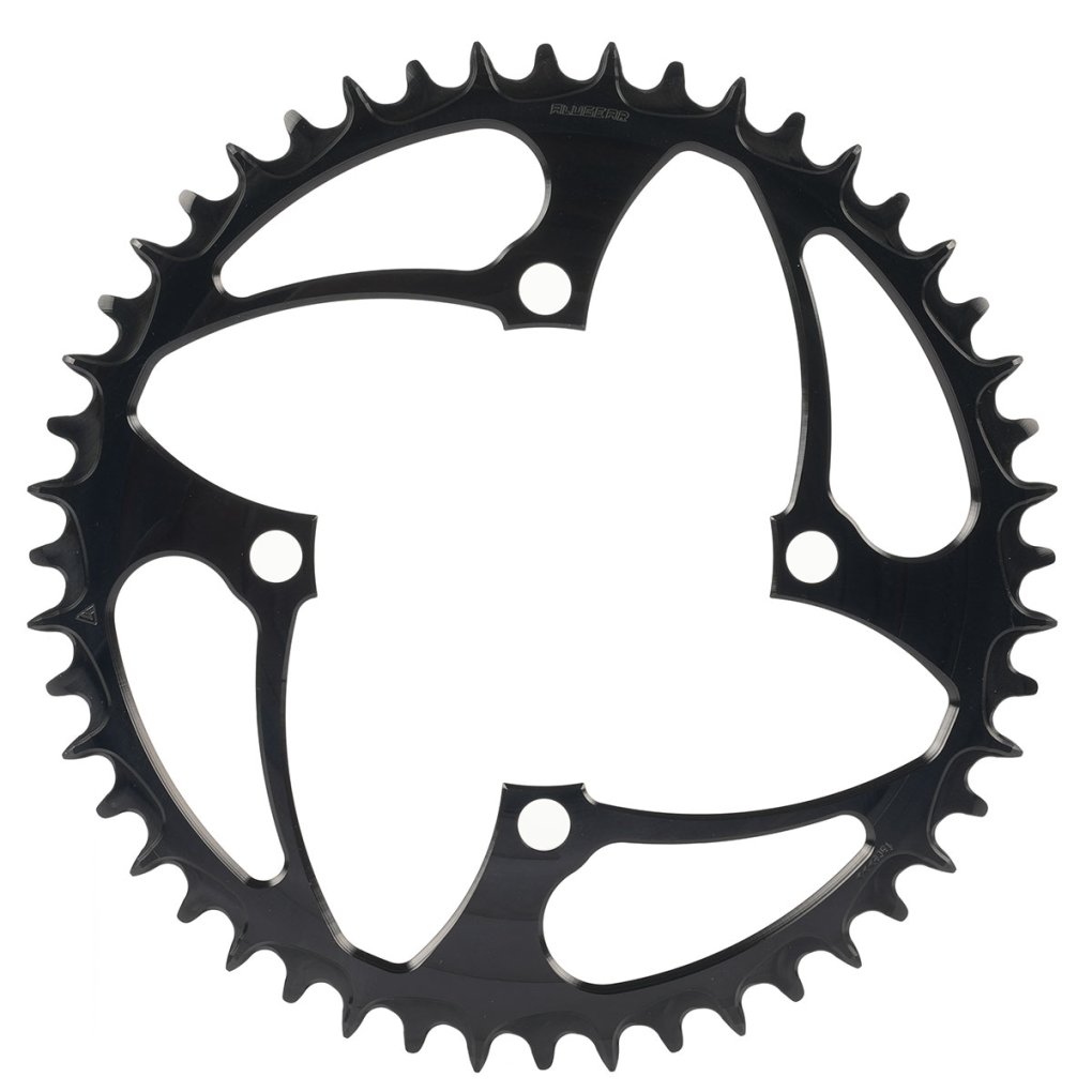 Alugear Narrow Wide Chainring - 104 BCD - 4-Bolt - black | BIKE24