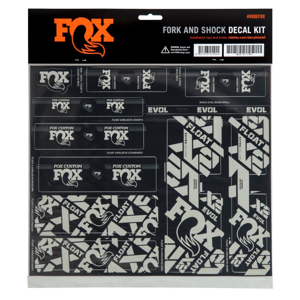 Autocollants Amortisseur Vélo Fox DPX2 2021 – Décoration WP312 – Résistants Soleil/Eau/Rayures – Pegatine