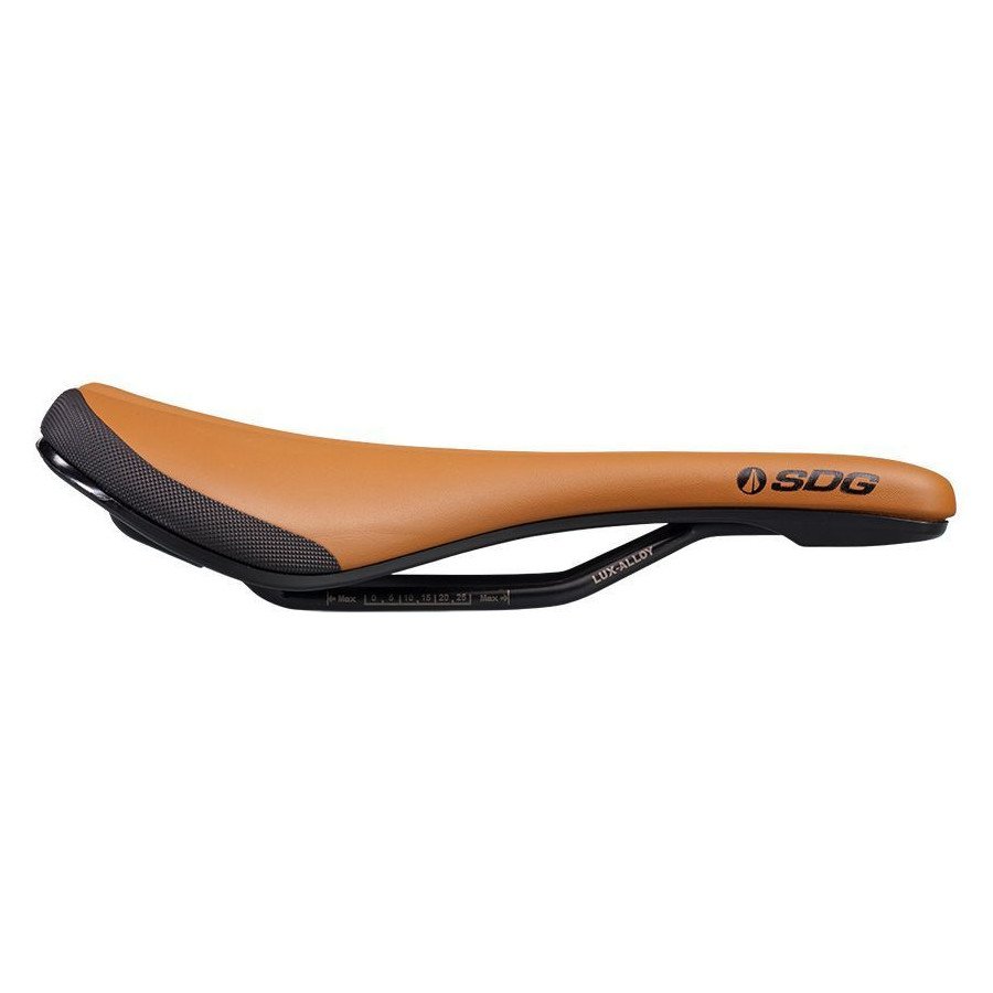 SDG Bel-Air 3.0 Saddle - Lux Alloy - black/braun | BIKE24