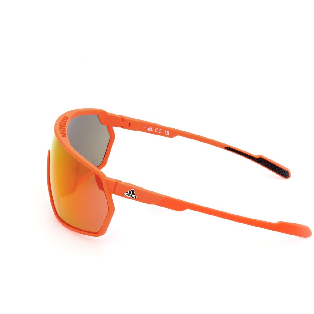 adidas Prfm Shield Wide SP0088 Sport Sunglasses Matte Red Contrast  Mirror Roviex