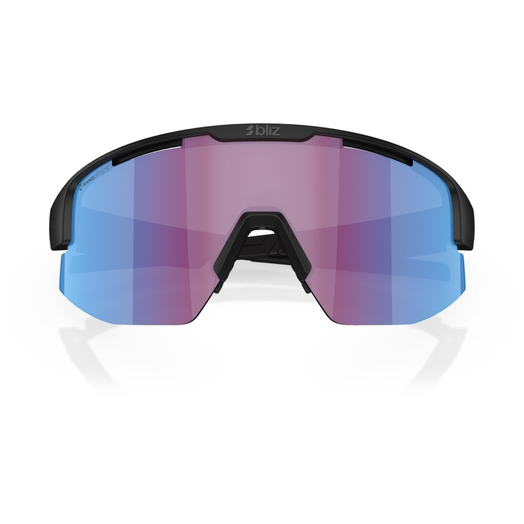 Bliz Matrix Nordic Light Glasses - Matt Black - Begonia/Blue Multi