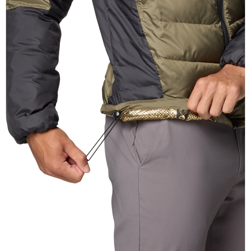 Columbia Labyrinth Loop II Hooded Jacket Men - Stone Green/Shark