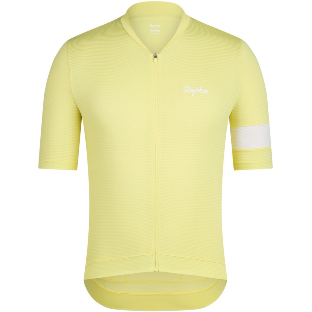 Rapha Men's Core Jersey Mサイズ Rapha Core Lightweight Short Sleeve Jersey Men - canary