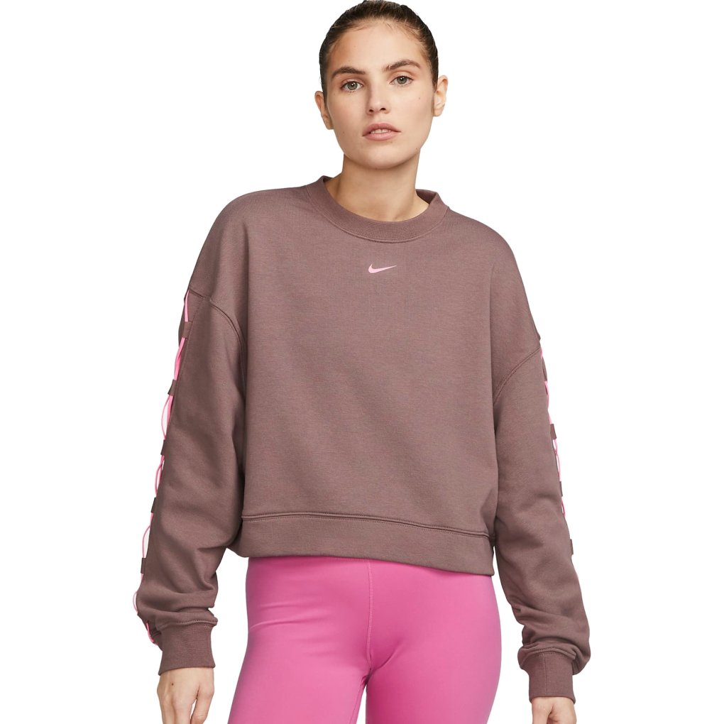 nike varsity pack crewneck sweatshirt in pink