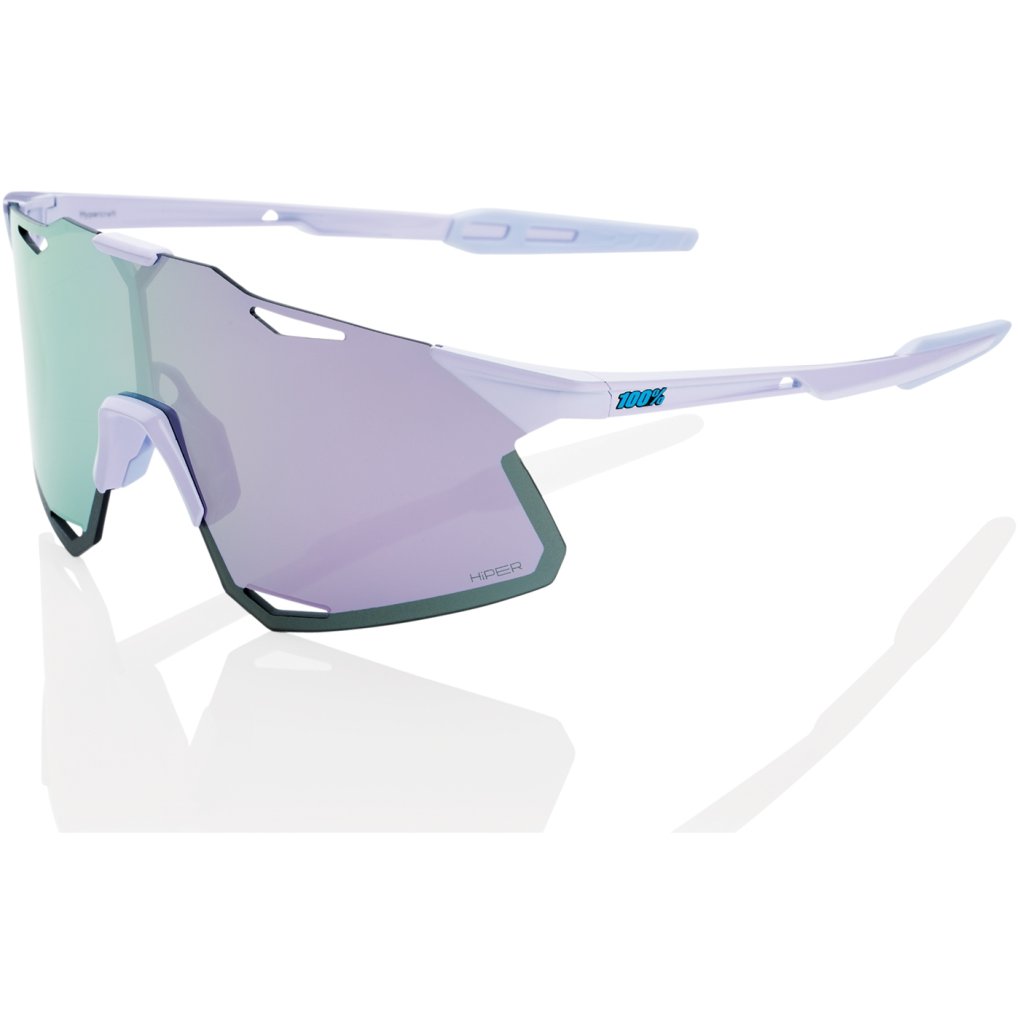 100% Hypercraft Gafas - Matte Black - HiPER Red Multilayer Mirror