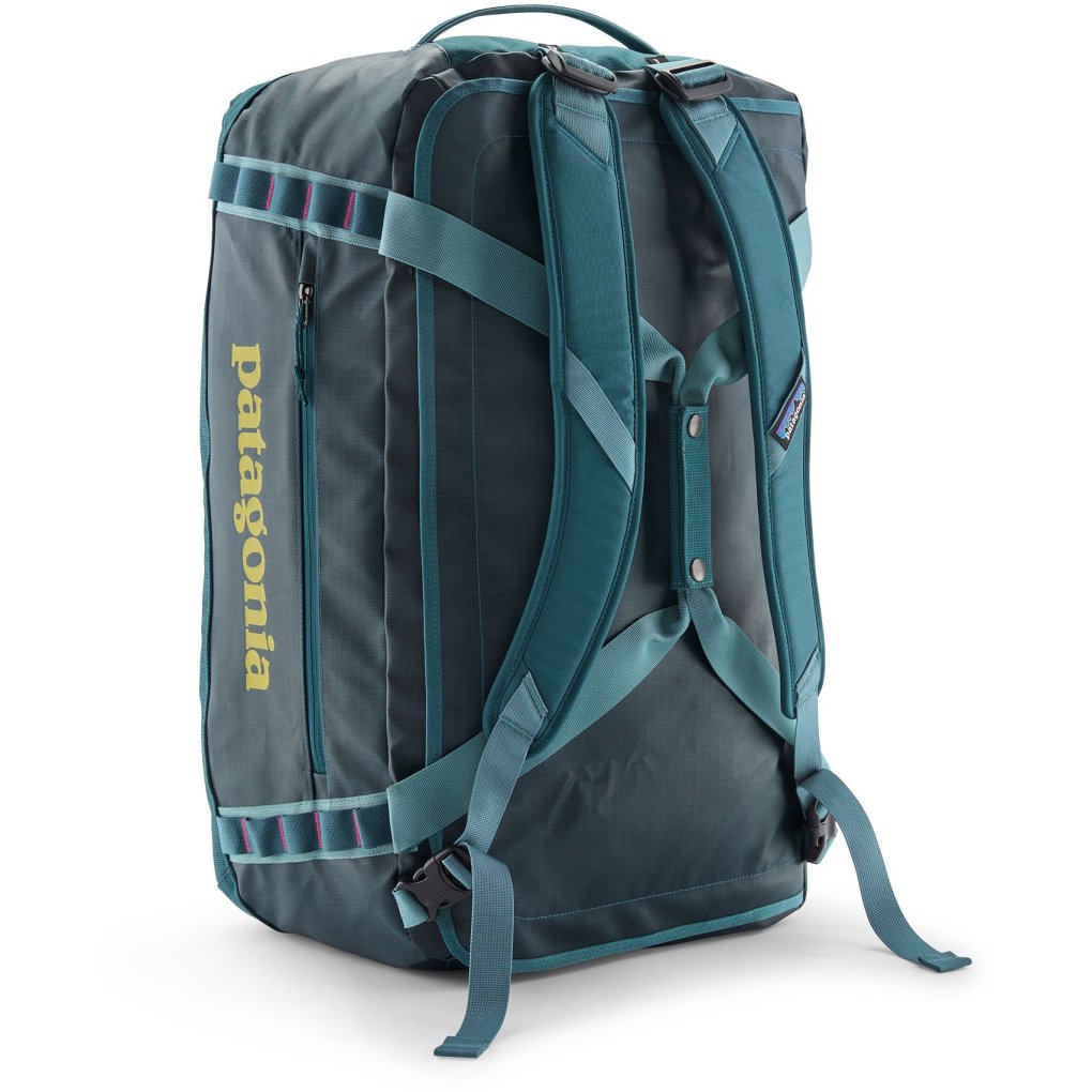 Patagonia Black Hole Duffel Bag 55L Tidal Teal w/Luminous Pink - Main Image