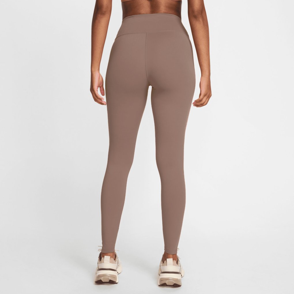 Nike Mallas Mujer One High-Waisted mink brown/black FN3226