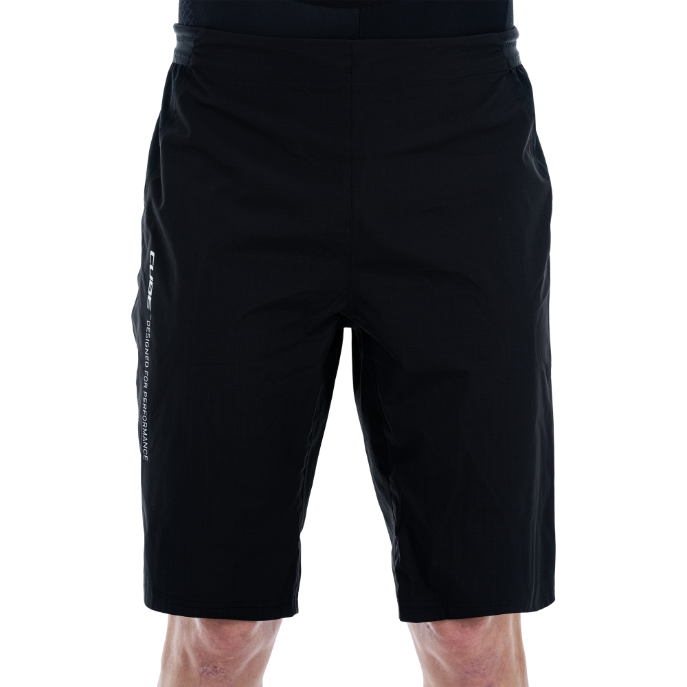 CUBE BLACKLINE Rain Shorts Men - black