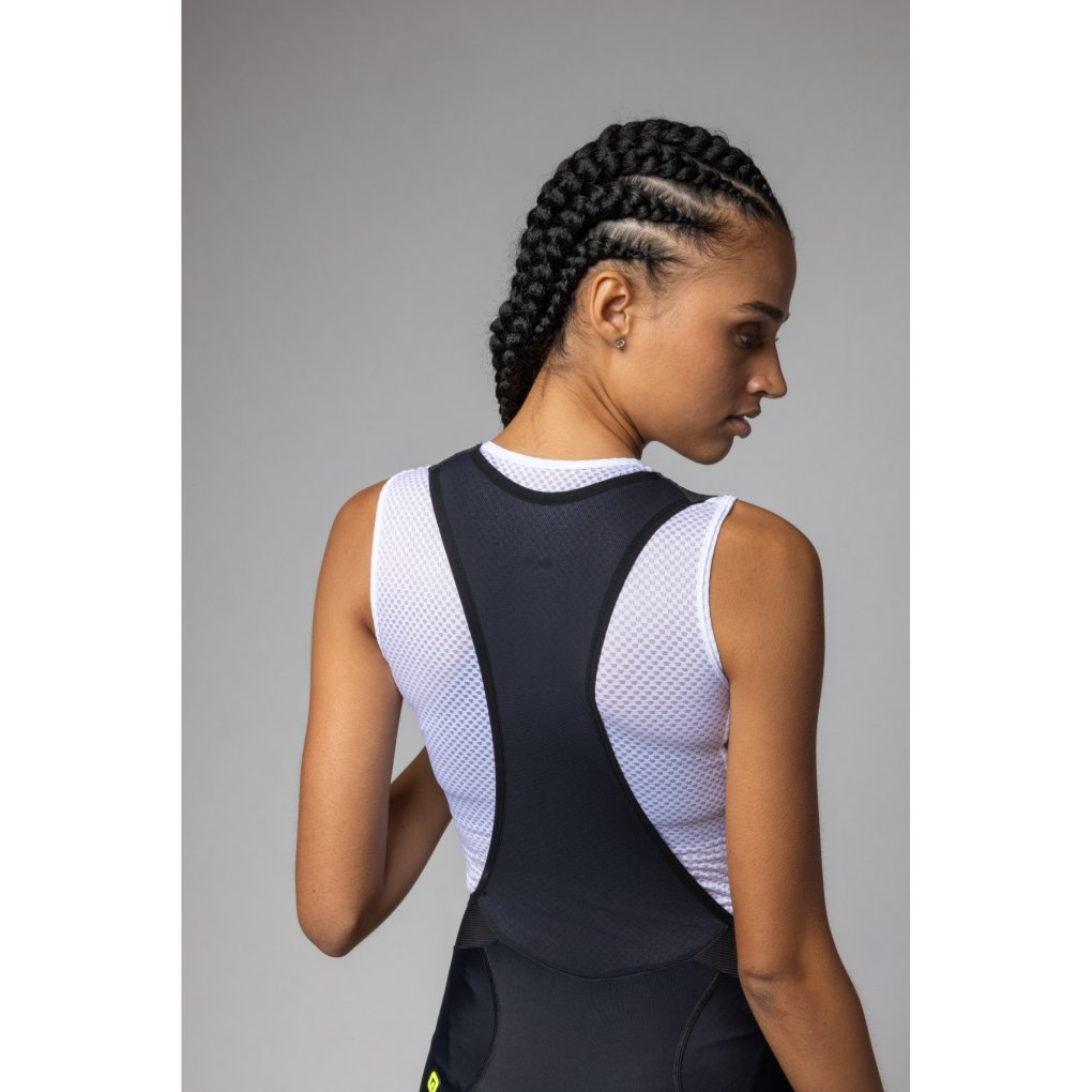 Cuissard à Bretelles Femme ALE Strada PR-R - Noir/Jaune - Taille Au Choix