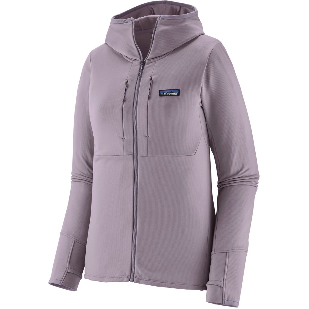 Patagonia R1 Thermal Full-Zip Hoody Women - Concrete Purple | BIKE24