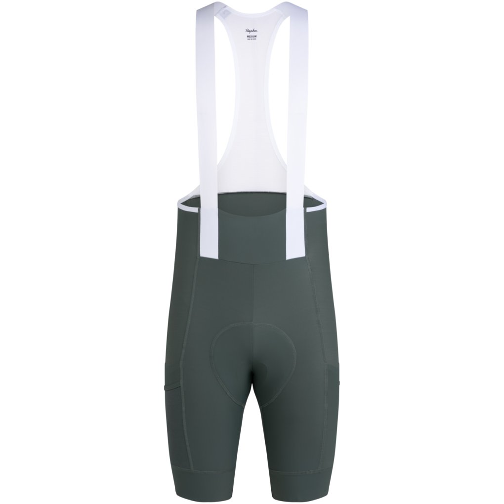 Rapha Brevet E. Cargo Bib Shorts Men - plum/white | BIKE24