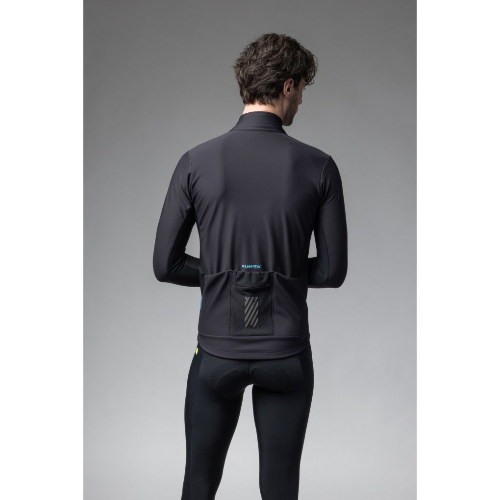 Blouson D'hiver Ale' Klimatik K Tornado 2.0 Homme - Noir, Imperméable - Fabriqué En Italie