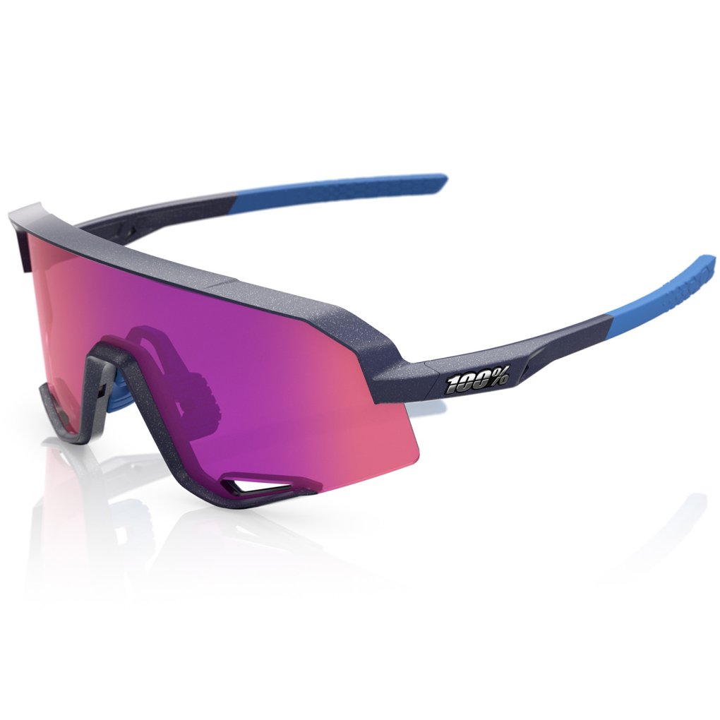 100% Slendale Occhiali - Polished Translucent Grey - Purple