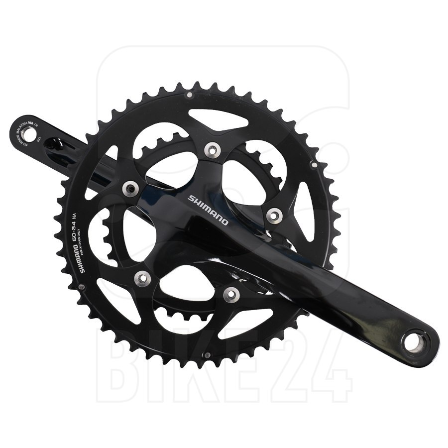 Shimano FC-RS400 Compact Crankset 2x10-speed 50-34 - black
