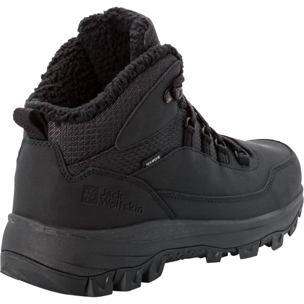Jack Wolfskin Everquest Texapore Mid Wanderschuhe Herren schwarz