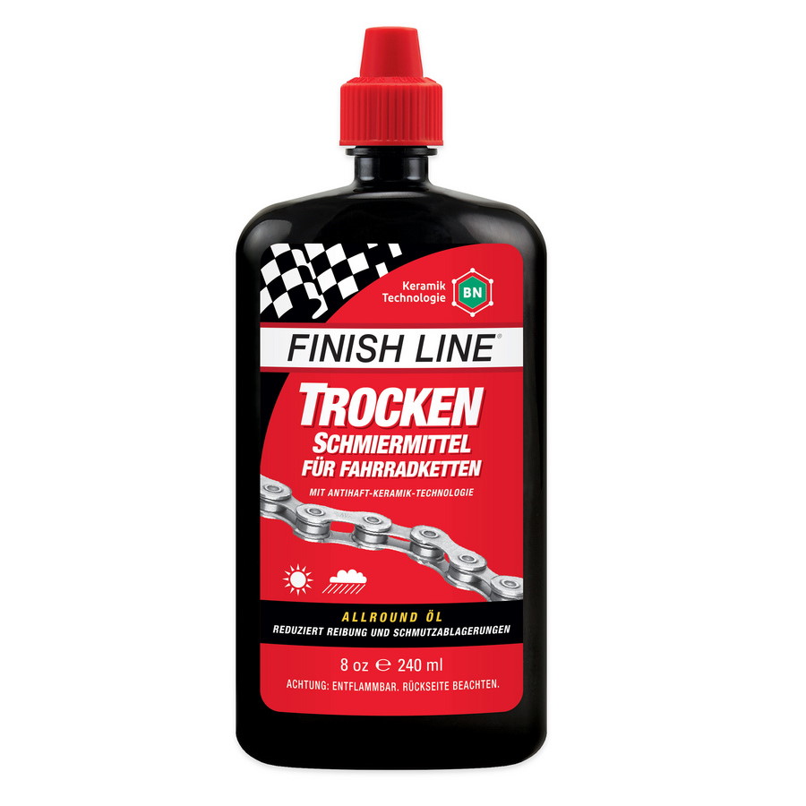 Lubrifiant Chaîne Finish Line No Drip Combo – Wet Lube Synthétique, Anti-eau Et Anti-boue – Fabriqué Aux USA