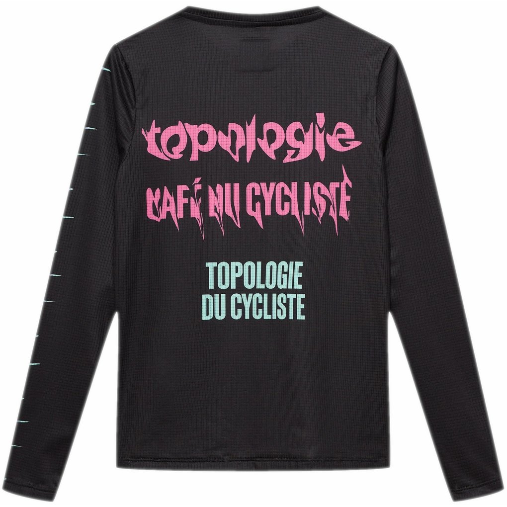 Café du Cycliste x Topologie Ambre Longsleeve Shirt Women - black