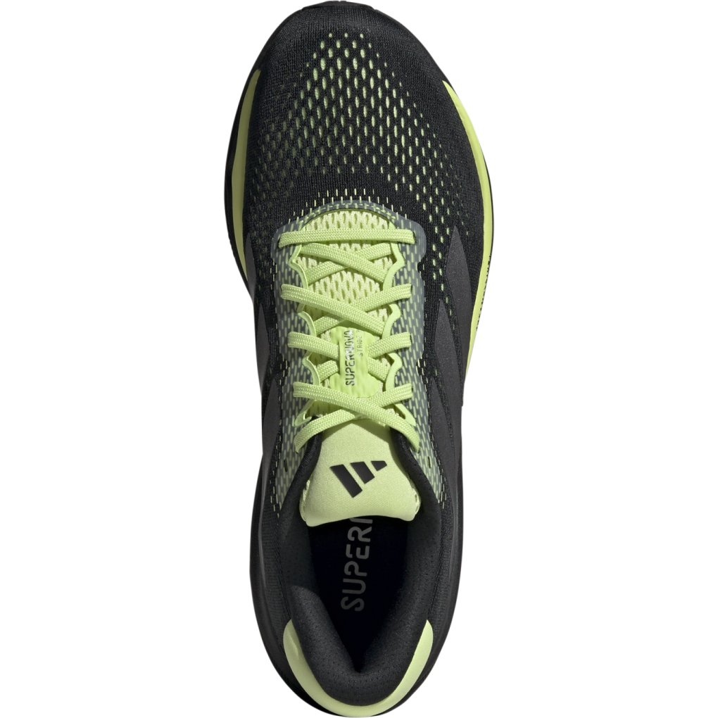 adidas Supernova Stride Running Shoes Men core black/iron metal/pulse  lime JI1419