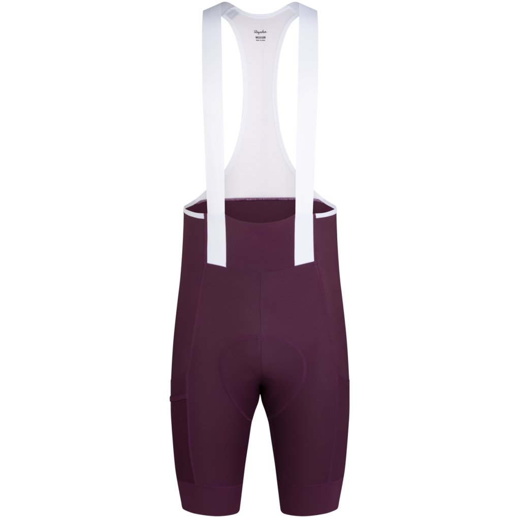 Rapha Brevet E. Cargo Bib Shorts Men - black/black | BIKE24