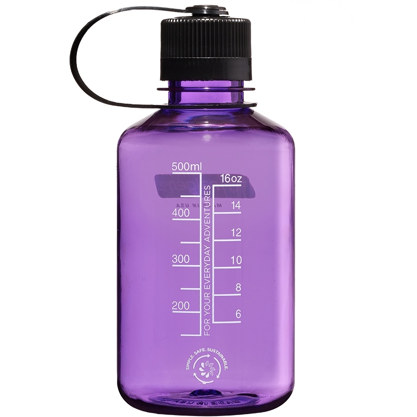 Nalgene Narrow Mouth Sustain Bottle 0.5L - grey | BIKE24