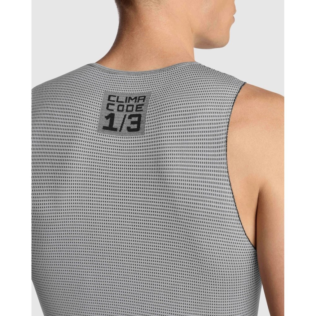 Sous-couche Cyclisme Assos Summer NS Sans Manches – Gris – Taille XL (série P1)