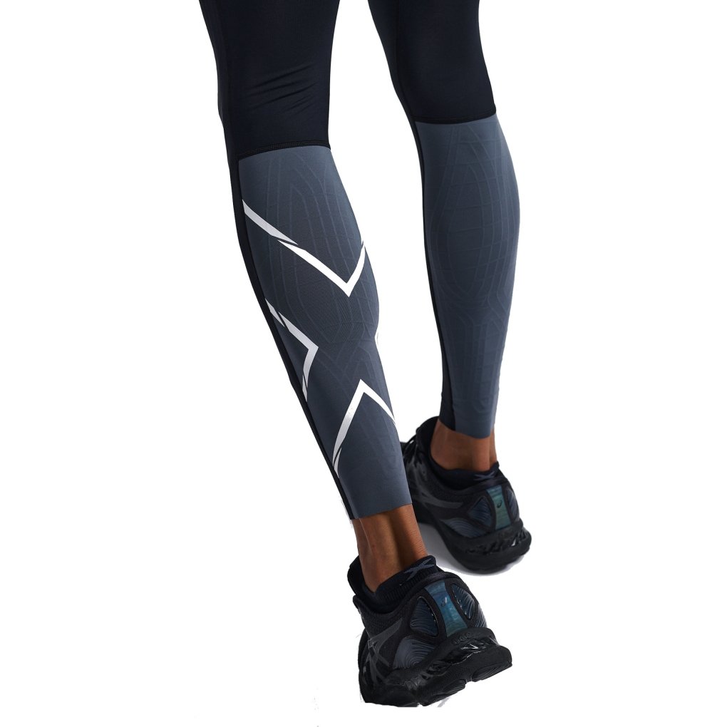 2XU Light Speed React Compression Tights Men black/white reflective 999