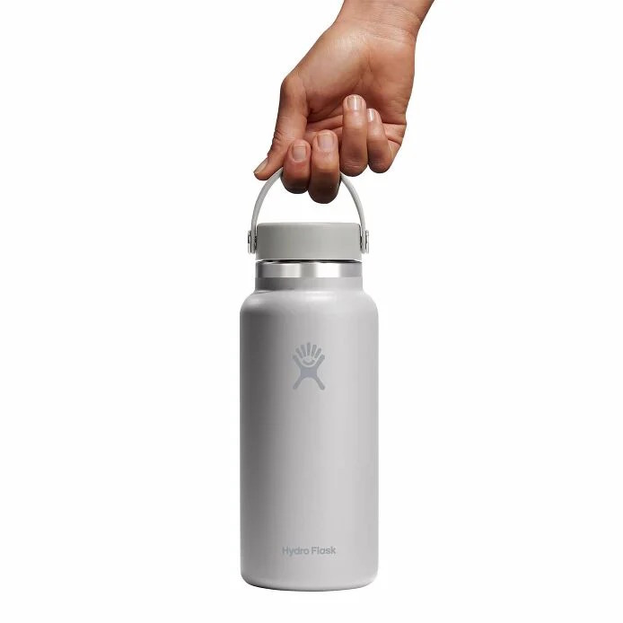 Hydro Flask 32oz Wide Mouth Insulated Bottle + Flex Cap - 946ml - Surf |  BIKE24
