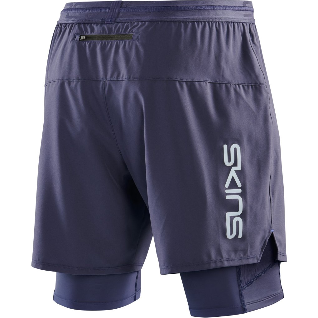 SKINS 3-Series Superpose Fitness Shorts in Men Navy Blue