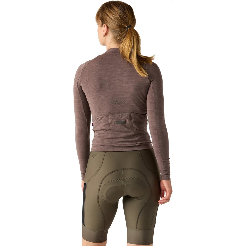 Maillot Velocio Signature Femme Manches Longues - Taille S - Orange - Occasion