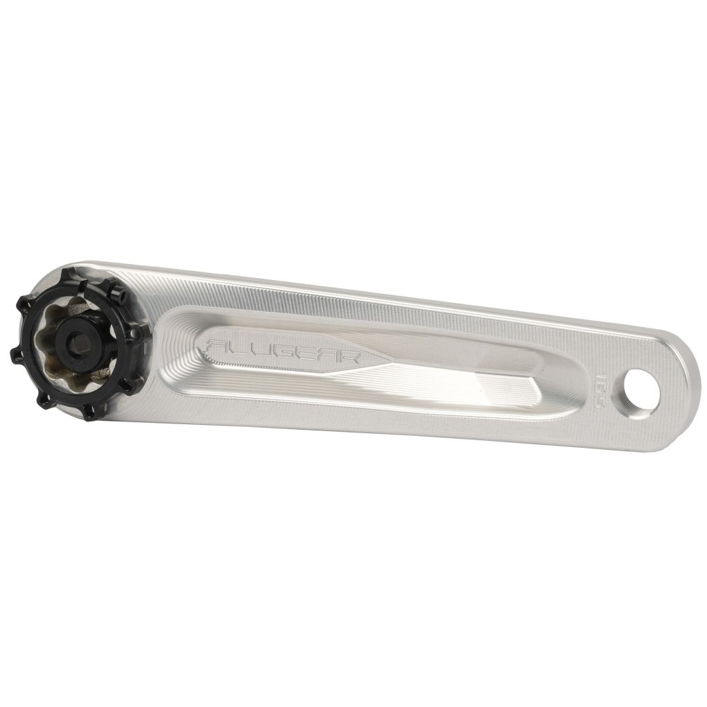 Manivelle Vélo 170mm Gauche – Bras Alliage Aluminium Pour VTT / Route, Trou Carré Ou Losange