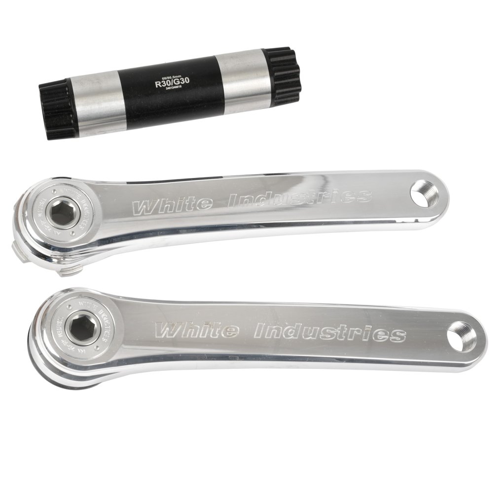 WHITE INDUSTRIES MR30 Crank（Gravel G30） White Industries G30 Gravel Crankset: 170mm x 46t Boost