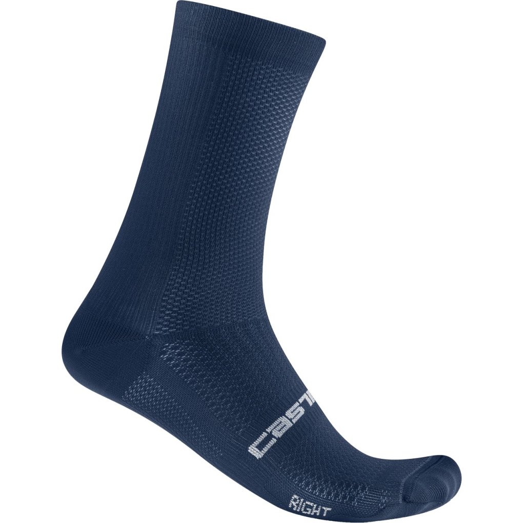Chaussettes Castelli Avanti 12 Bleu clair Bleu foncé