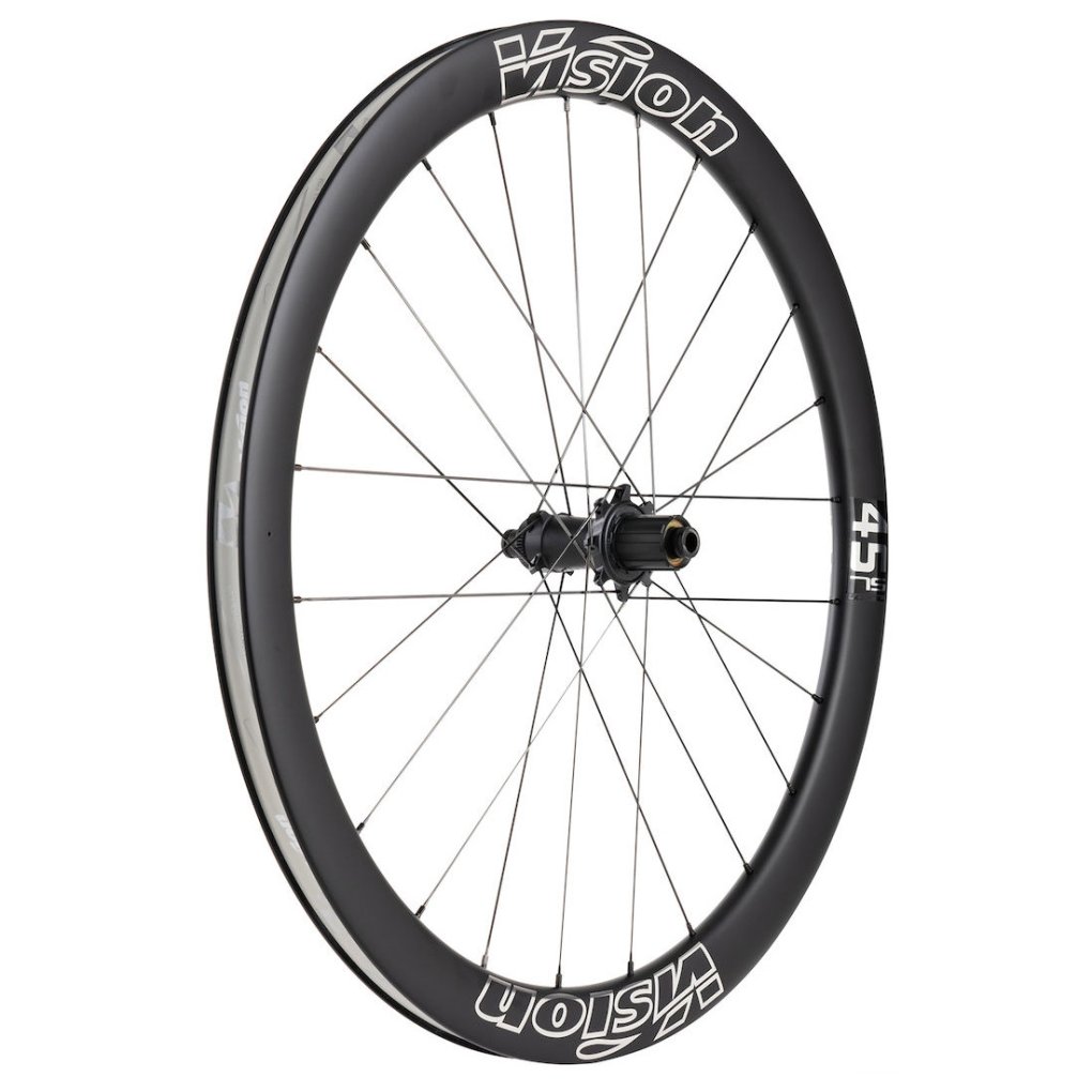 パーツ Vision METRON 45 SL WHEELSET Vision Metron 45 SL Silver Edition Wheelset - 28