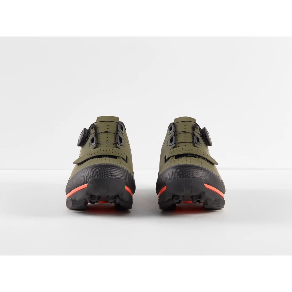 Bontrager Foray MTB Shoes olive grey radioactive orange