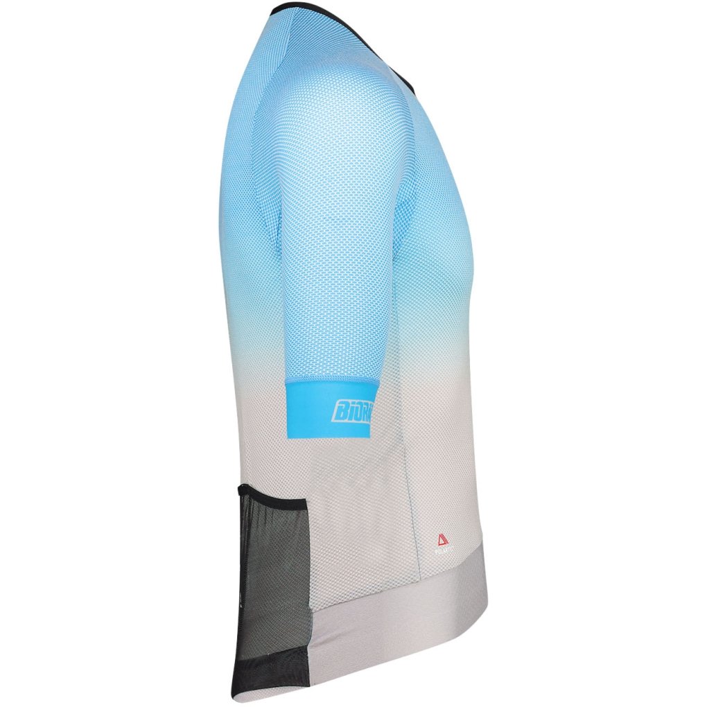 Bioracer Speedwear Cooling Jersey Men - grey/azure | BIKE24