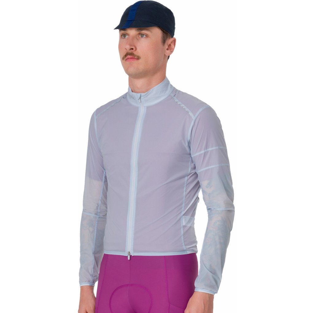 Rapha Brevet E. Wind Jacket Men - arctic ice/silver reflective