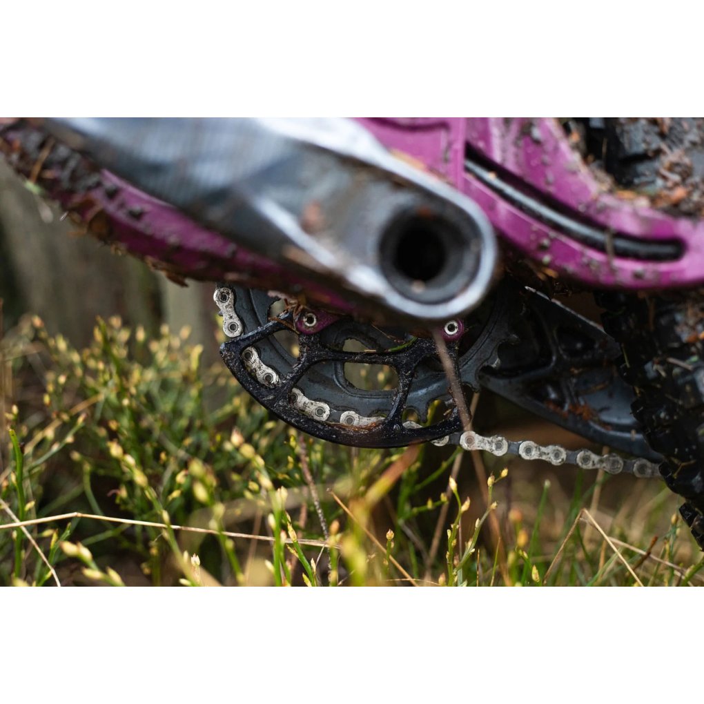 Bashguard In Alluminio Per MTB – Protezione Corona Rovere – Componente Bici