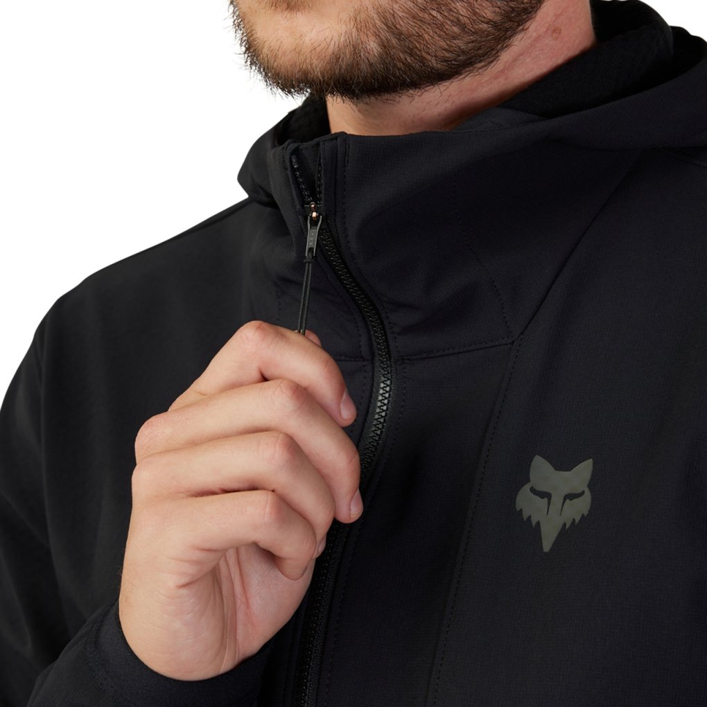 FOX Ranger Fire Hoodie Men - black | BIKE24