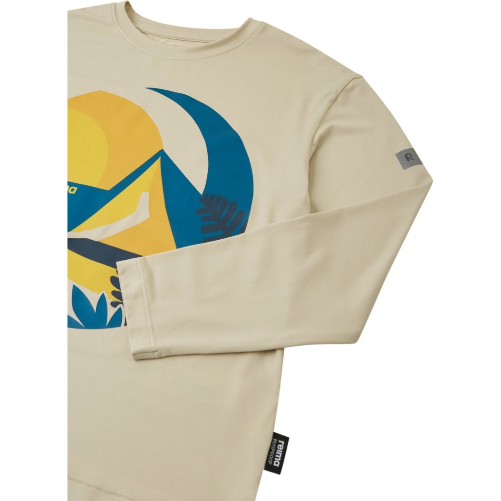Reima Inista Long Sleeve T-Shirt Kids sandy beige 0990