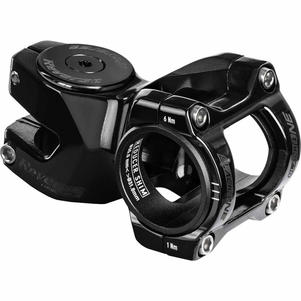 Reverse Components Black-One D-2 Titanium MTB Stem | 50mm - 31.8