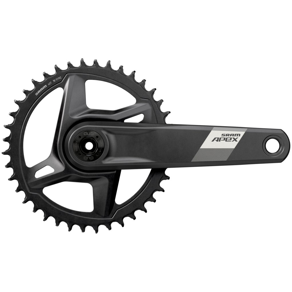 SRAM Apex 1 Crankset - DUB | Wide | 1x12-voudig | D1 - zwart | BIKE24